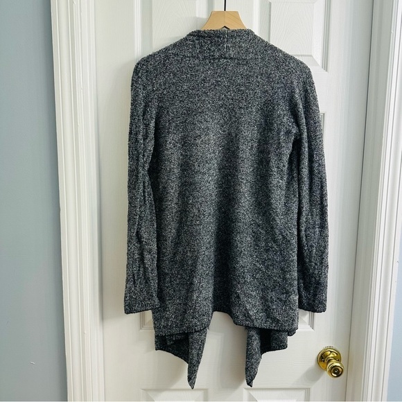 Barefoot Dreams Cardigan Sweater Open Gray Knit Bamboo Chic Coastal Small Medium - Picture 5 of 8